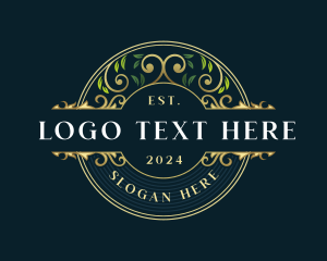 Leaf - Luxury Organic Vine logo design
