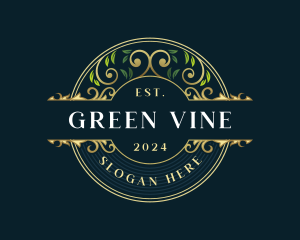 Luxury Organic Vine logo design