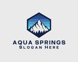 Peak Mountain Camping logo design