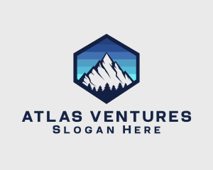 Peak Mountain Camping logo design