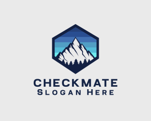 Peak Mountain Camping logo design