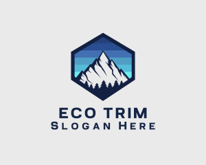 Peak Mountain Camping logo design