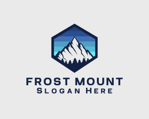 Peak Mountain Camping logo design