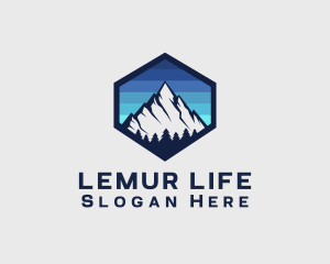 Peak Mountain Camping logo design