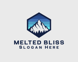 Peak Mountain Camping logo design