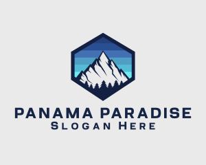 Peak Mountain Camping logo design