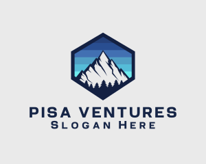 Peak Mountain Camping logo design