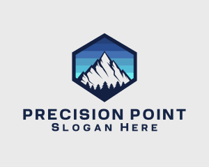 Peak Mountain Camping logo design