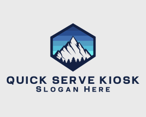 Peak Mountain Camping logo design