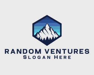 Peak Mountain Camping logo design