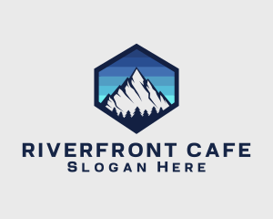 Peak Mountain Camping logo design