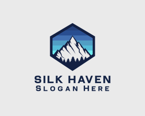 Peak Mountain Camping logo design