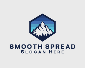 Peak Mountain Camping logo design