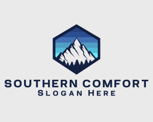 Peak Mountain Camping logo design