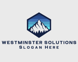 Peak Mountain Camping logo design