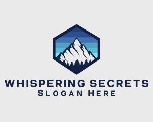 Peak Mountain Camping logo design