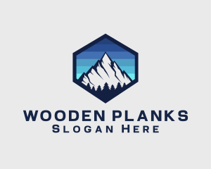 Peak Mountain Camping logo design