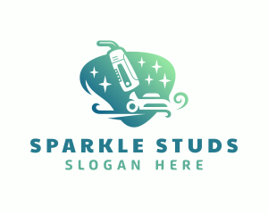 Sparkle Vacuum Cleaner  logo design