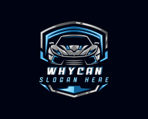 Sports Car Garage Logo