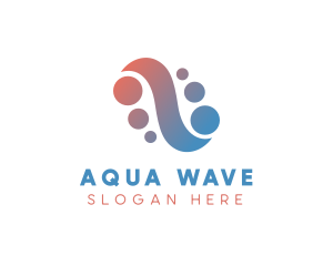 Abstract Spa Wave logo design