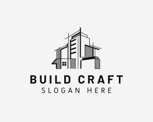 Building Apartment Builder logo design