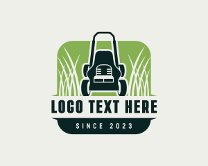 Landscaper - Lawn Mower Grass Landscaping logo design