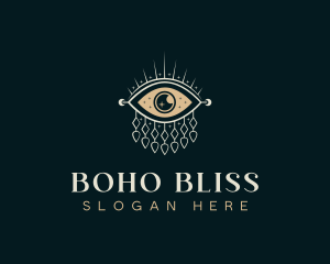 Boho Eye Fortune Teller logo design