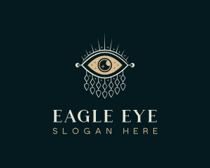 Boho Eye Fortune Teller logo design