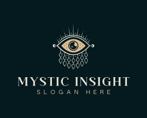 Boho Eye Fortune Teller logo design