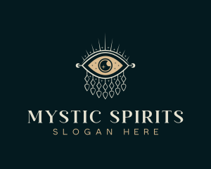 Boho Eye Fortune Teller logo design