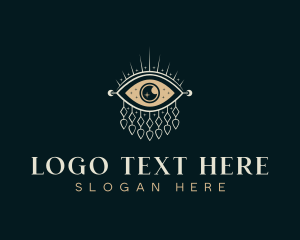 Boho Eye Fortune Teller Logo