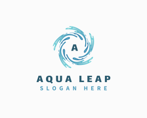 Splash Water Waves Aquatic logo design