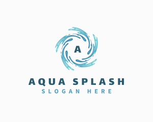 Splash Water Waves Aquatic logo design