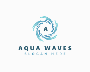 Splash Water Waves Aquatic logo design