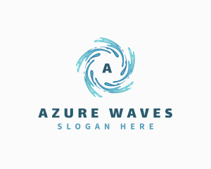 Splash Water Waves Aquatic logo design