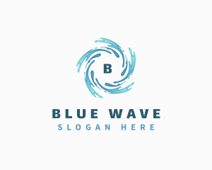 Splash Water Waves Aquatic logo design