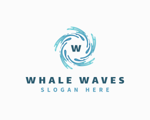 Splash Water Waves Aquatic logo design