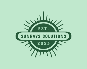 Generic Sunrays Shop logo design