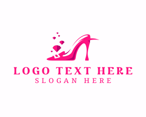 High Heels - Fashion Stiletto Shoe logo design