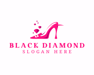 Fashion Stiletto Shoe logo design