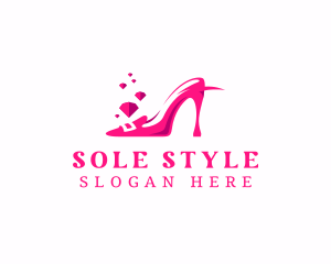 Shoe - Fashion Stiletto Shoe logo design