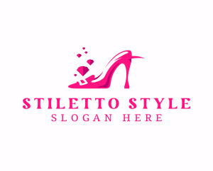 Stiletto - Fashion Stiletto Shoe logo design