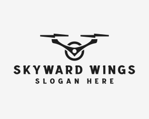 Flying - Flying Drone Multimedia logo design