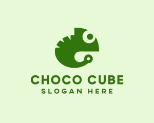 Marketing - Green Digital Chameleon logo design