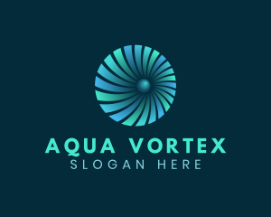 Vortex Portal Tunnel logo design