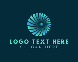 Startup - Vortex Portal Tunnel logo design