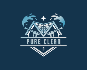 Roof Pressure Washing logo design