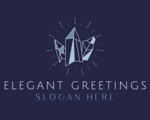 Elegant Crystal Jeweler logo design