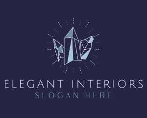 Elegant Crystal Jeweler logo design