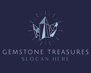 Elegant Crystal Jeweler logo design